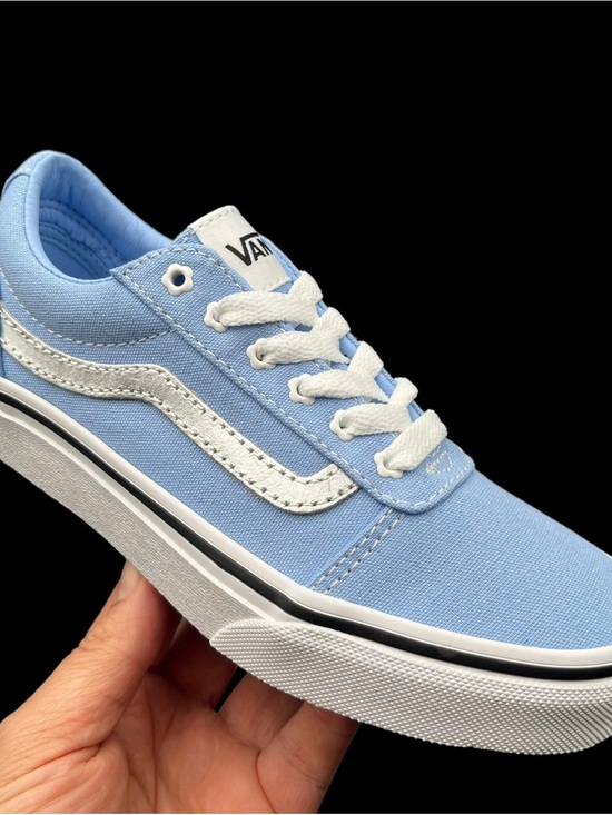 Vans Other - Vans Kids Girl Light Blue Old Skool Lace-Up Sneakers